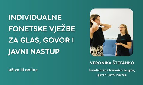 Individualne fonetske vježbe za glas, govor i javni nastup