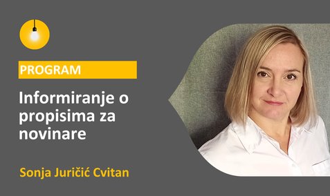 Informiranje o propisima za novinare