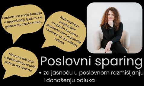  Poslovni sparing za poduzetnike i/ ili menadžment