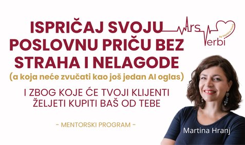 Ispričaj svoju poslovnu priču bez straha i nelagode, a koja neće zvučati kao još jedan AI oglas